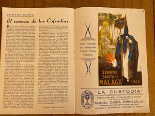 Revista Feria y Fiestas de Málaga 1946