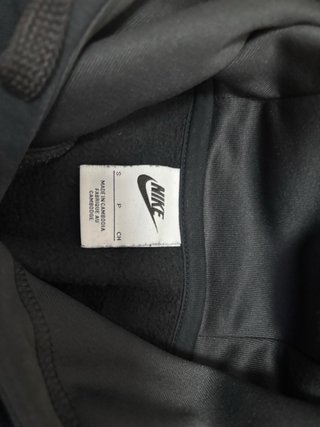 Sudadera Nike niño negra