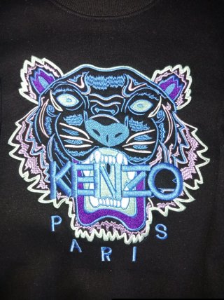 Sudadera Kenzo Paris Negra Multicolor