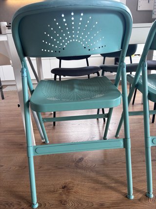 2 Sillas Frode Ikea Azul Verdoso Plegables
