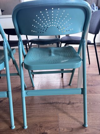 2 Sillas Frode Ikea Azul Verdoso Plegables