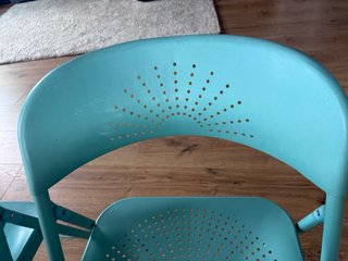 2 Sillas Frode Ikea Azul Verdoso Plegables
