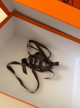 Caja y Bolsa Hermes Original Naranja