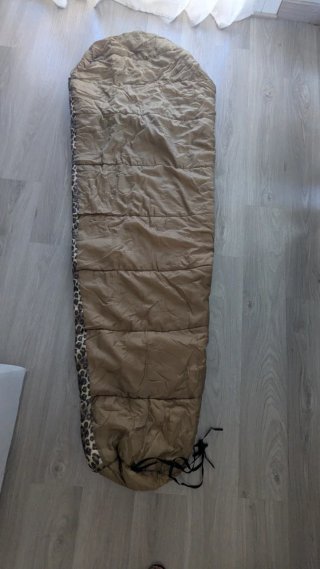 Saco de dormir estampado leopardo