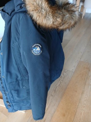 Chaqueta Superdry Expedition Talla S Negra y azul