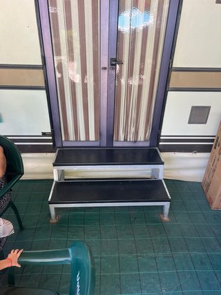 Escalera para mobil home