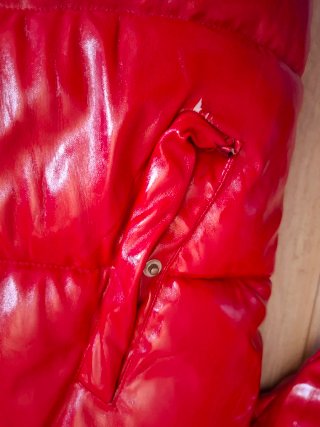 Cazadora roja  Terranova capucha Talla S