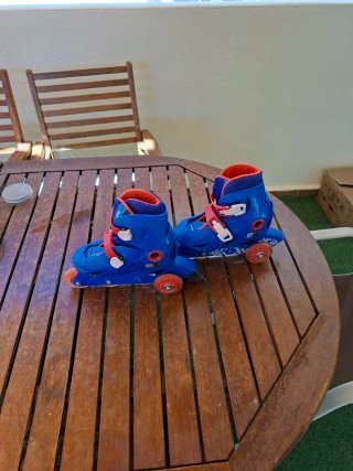 Patinetes infantiles ajustables azules