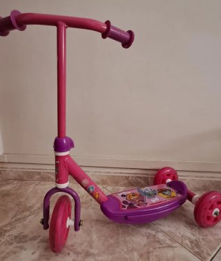 Patinete 3 Ruedas Patrulla Canina Rosa