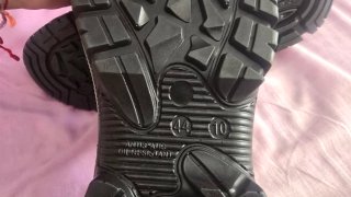 Zapatos de seguridad SKARPA negros y naranjas