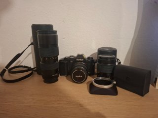 Cámara Konica FS-1 Hexanon 1979