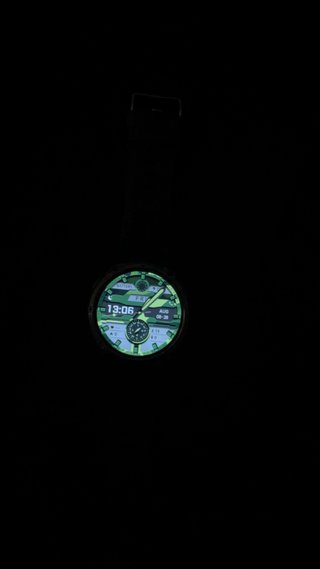 Reloj Inteligente Verde Oliva y Plata