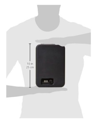 Amazon Basics Caja Seguridad Cable Combinación