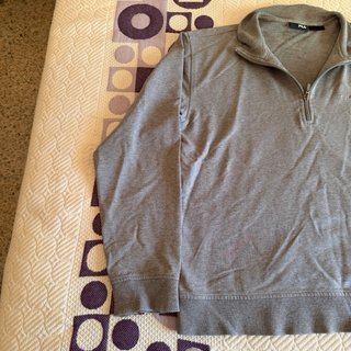 Chaqueta Fila Gris Media Cremallera