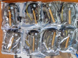 8x Riser PCIe x1 a x16 USB 3.0 GPU Minería