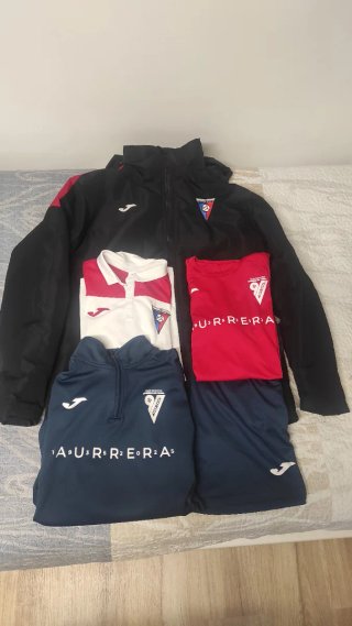 Lote Ropa Deportiva Aurrera Vitoria Joma Talla L