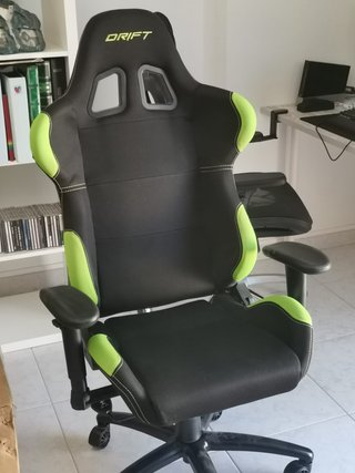 Silla Gamer DRIFT Negra y Verde