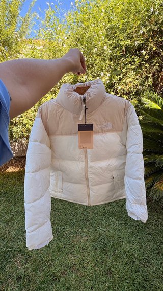 Chaqueta The North Face Beige y Blanca