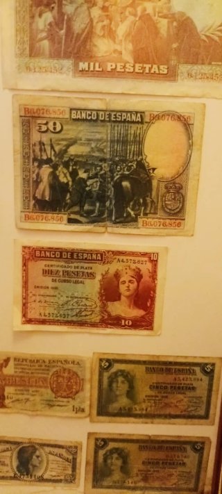 Billetes antiguos España