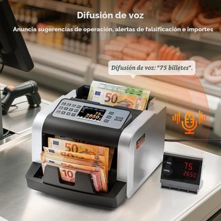 Contadora Bonvoisin Euro Detector Falsos