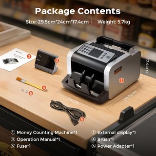 Contadora Bonvoisin Euro Detector Falsos