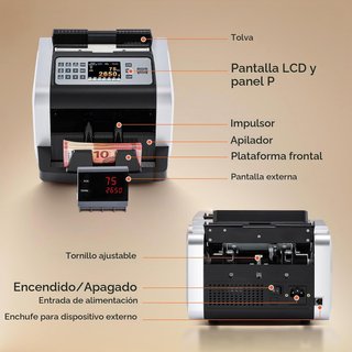 Contadora Bonvoisin Euro Detector Falsos