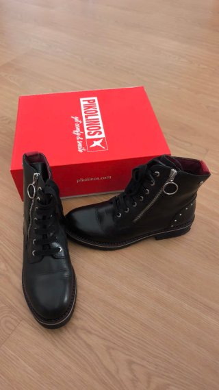 Botines Pikolinos Piel Negros Talla 39
