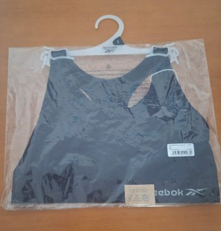 Sujetador deportivo Reebok negro