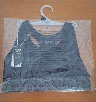 Sujetador deportivo Reebok negro