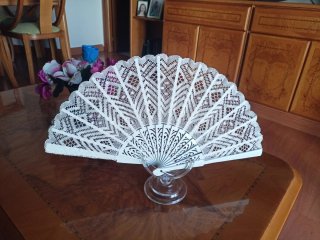 Abanico de bolillos 46 cm abierto