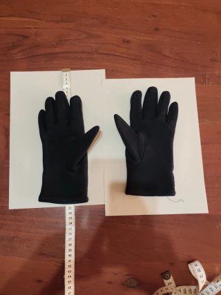 Guantes de invierno azul