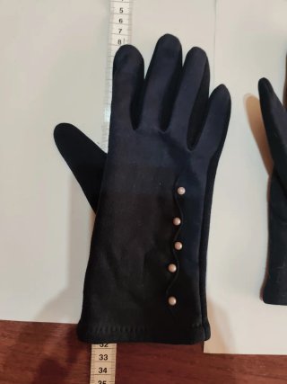 Guantes de invierno azul