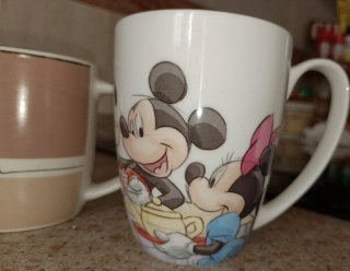 Lote 6 tazas desayuno cerámica