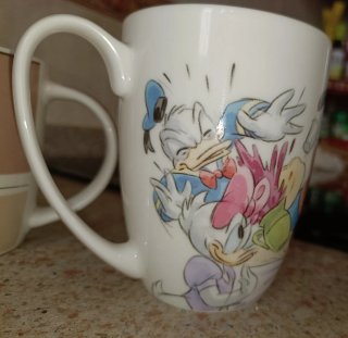 Lote 6 tazas desayuno cerámica