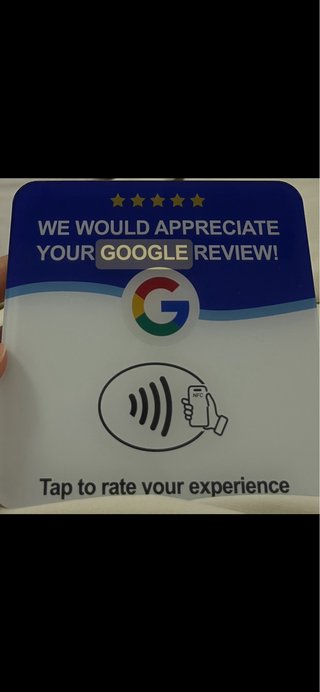 5 unità NFC per recensioni Google