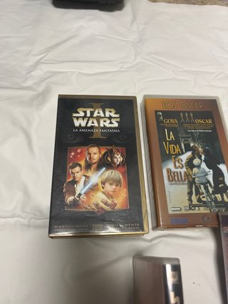 Lote 5 Películas DVD/VHS Star Wars