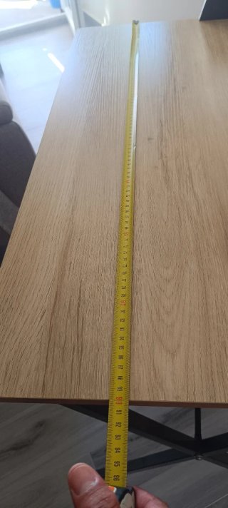 Mesa de escritorio madera y metal