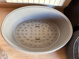 Cama para perro suave gris