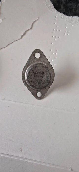 Transistor Mullard AD140 Plata