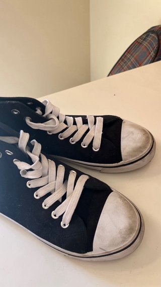 Zapatillas estilo Converse Rolling Stones