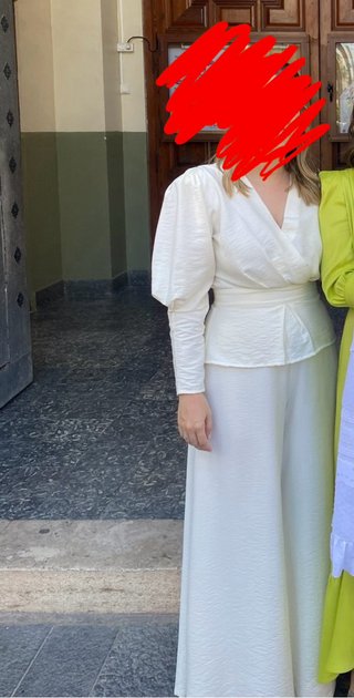 Conjunto Panambi Pantalón y Blusa Blanco