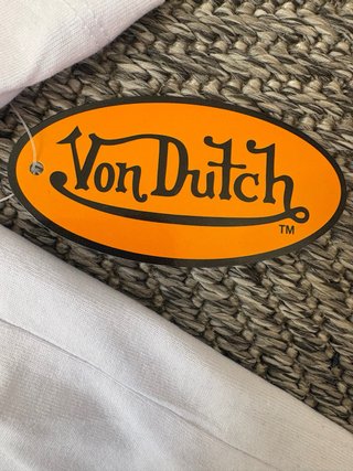 Camiseta Von Dutch Blanca con Estampado
