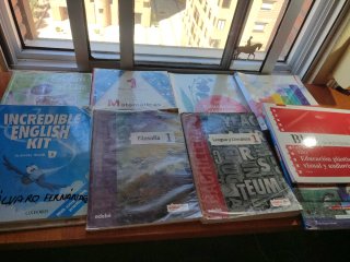 Libros de 1º de la ESO de Anaya, edebé,Teide,Oxfor