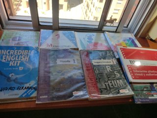 Libros de 1º de la ESO de Anaya, edebé,Teide,Oxfor