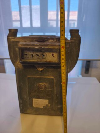 Coleccionismo contador antiguo gas