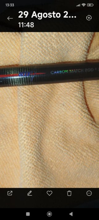 Cañas de pesca de fibra de carbono,390 de largo
