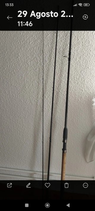 Cañas de pesca de fibra de carbono,390 de largo
