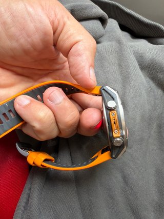 Garmin Fenix 8 47 mm AMOLED. Naranja/Plata