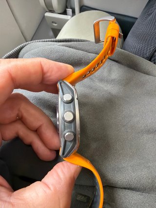 Garmin Fenix 8 47 mm AMOLED. Naranja/Plata
