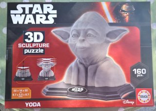 Puzzle 3D Star Wars Yoda 160 piezas
